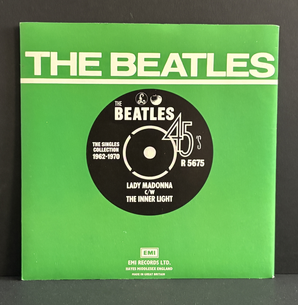 The Beatles - Lady Madonna 45 - UK Parlophone - 1976 Reissue - Factory Error!! NM!