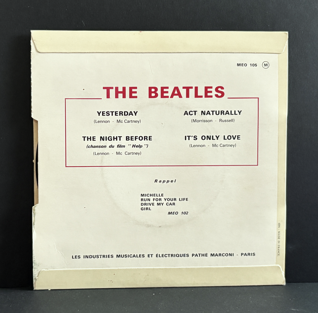 The Beatles ‎– Yesterday Odeon ‎– MEO 105