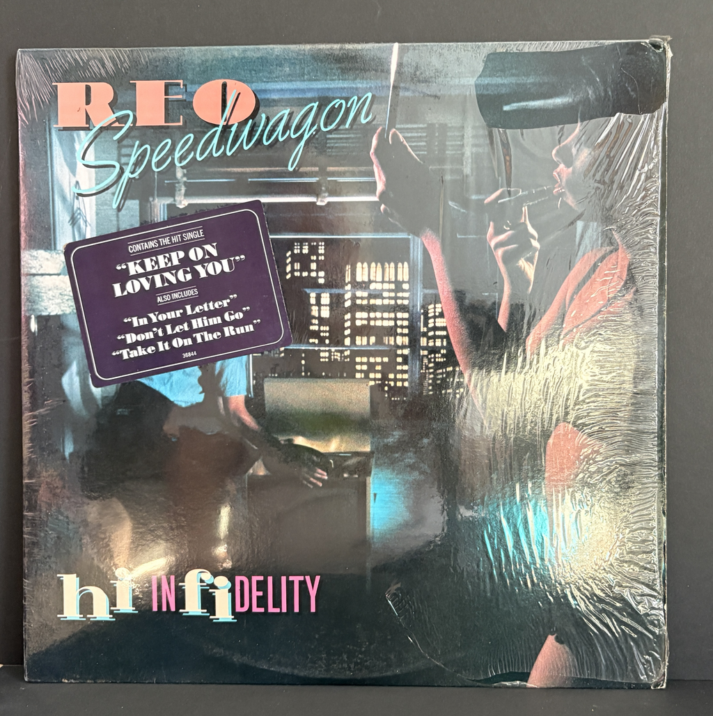 REO Speedwagon - High Infidelity LP - 1980 - Shrink w\Sticker - NM