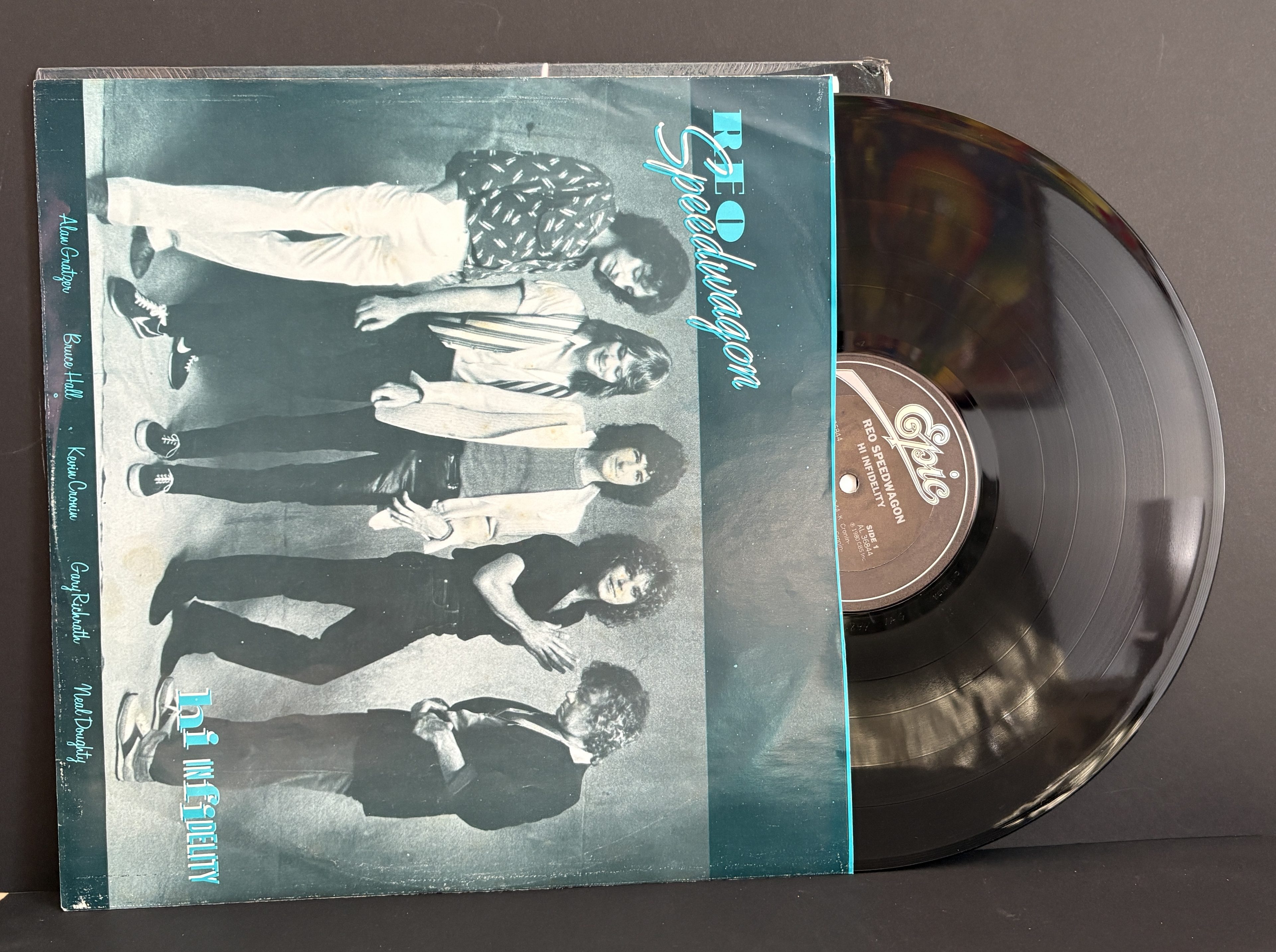 REO Speedwagon - High Infidelity LP - 1980 - Shrink w\Sticker - NM