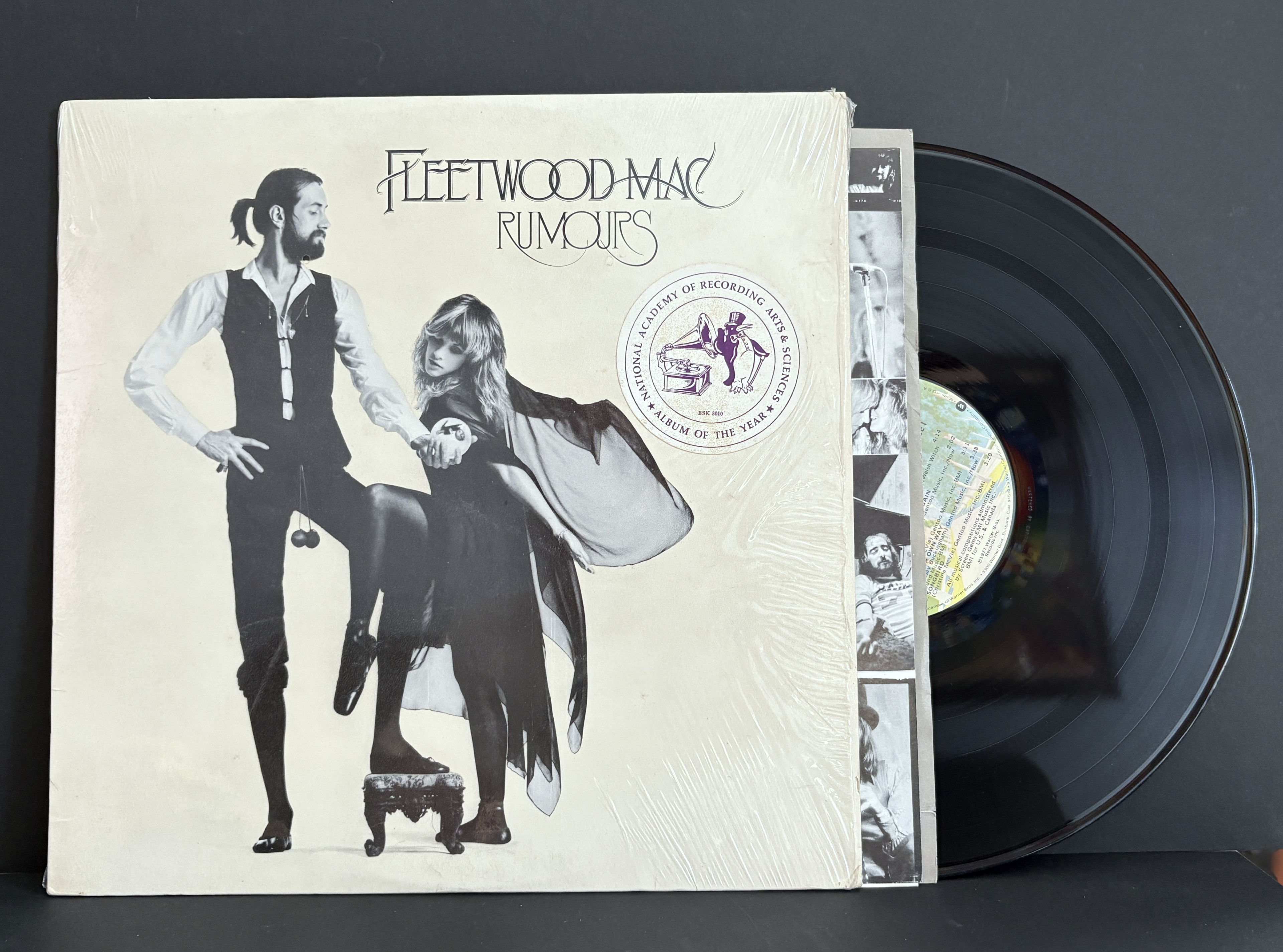 Fleetwood Mac - Rumors LP - 1977 - WB - Shrink w/Rare Grammy Sticker - M-!