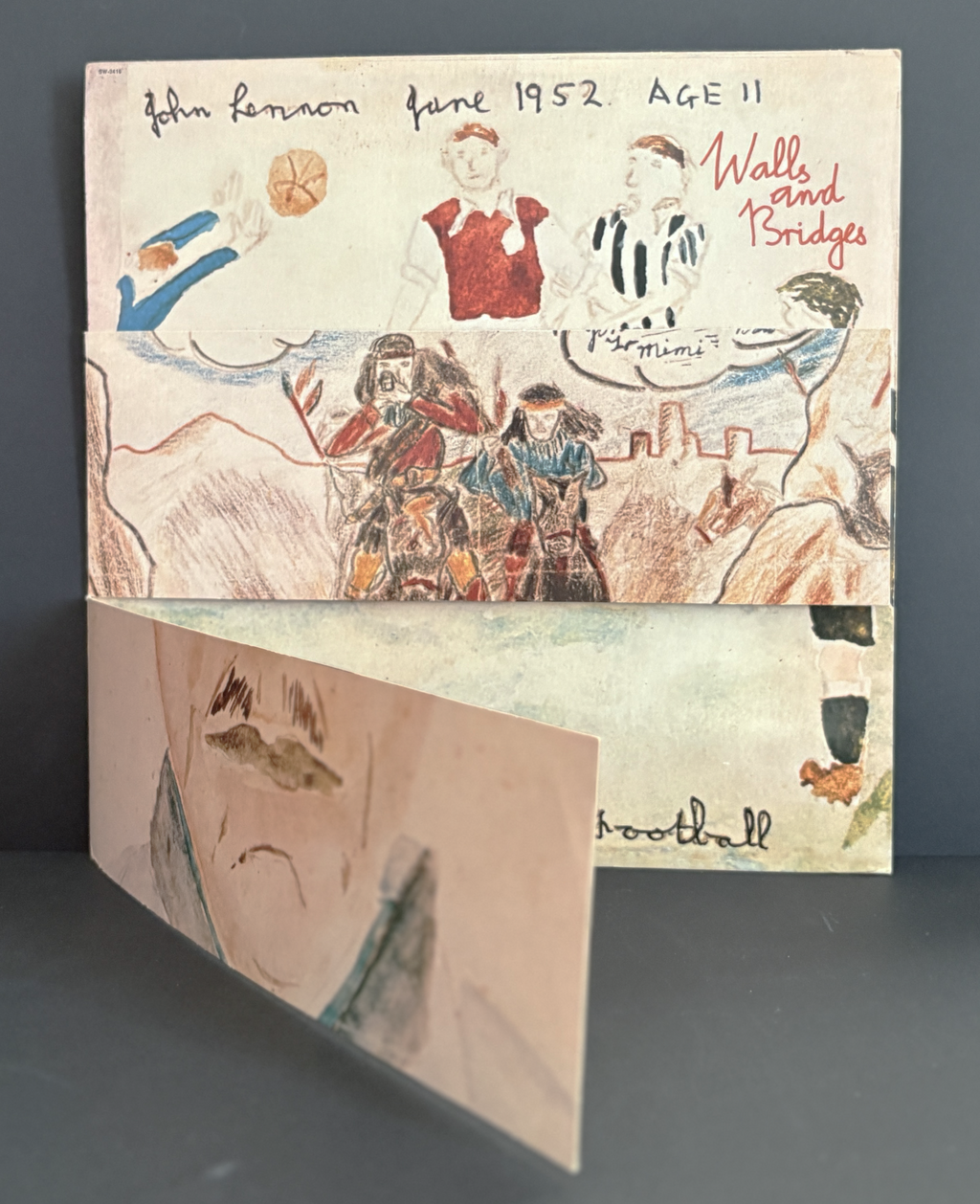 John Lennon - Walls & Bridges - Apple - 1974 - Original fold-out cover and inserts - NM