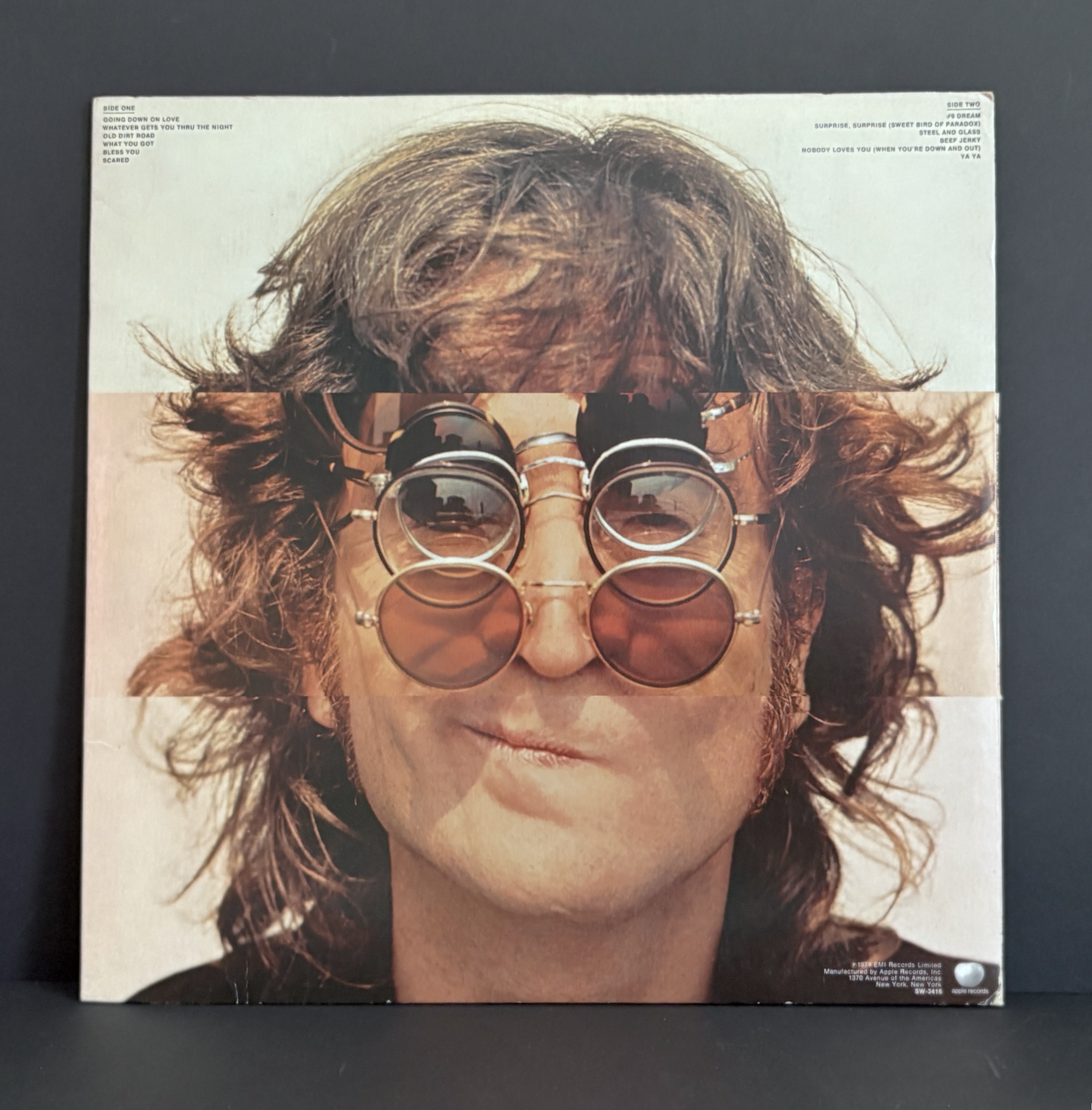 John Lennon - Walls & Bridges - Apple - 1974 - Original fold-out cover and inserts - NM
