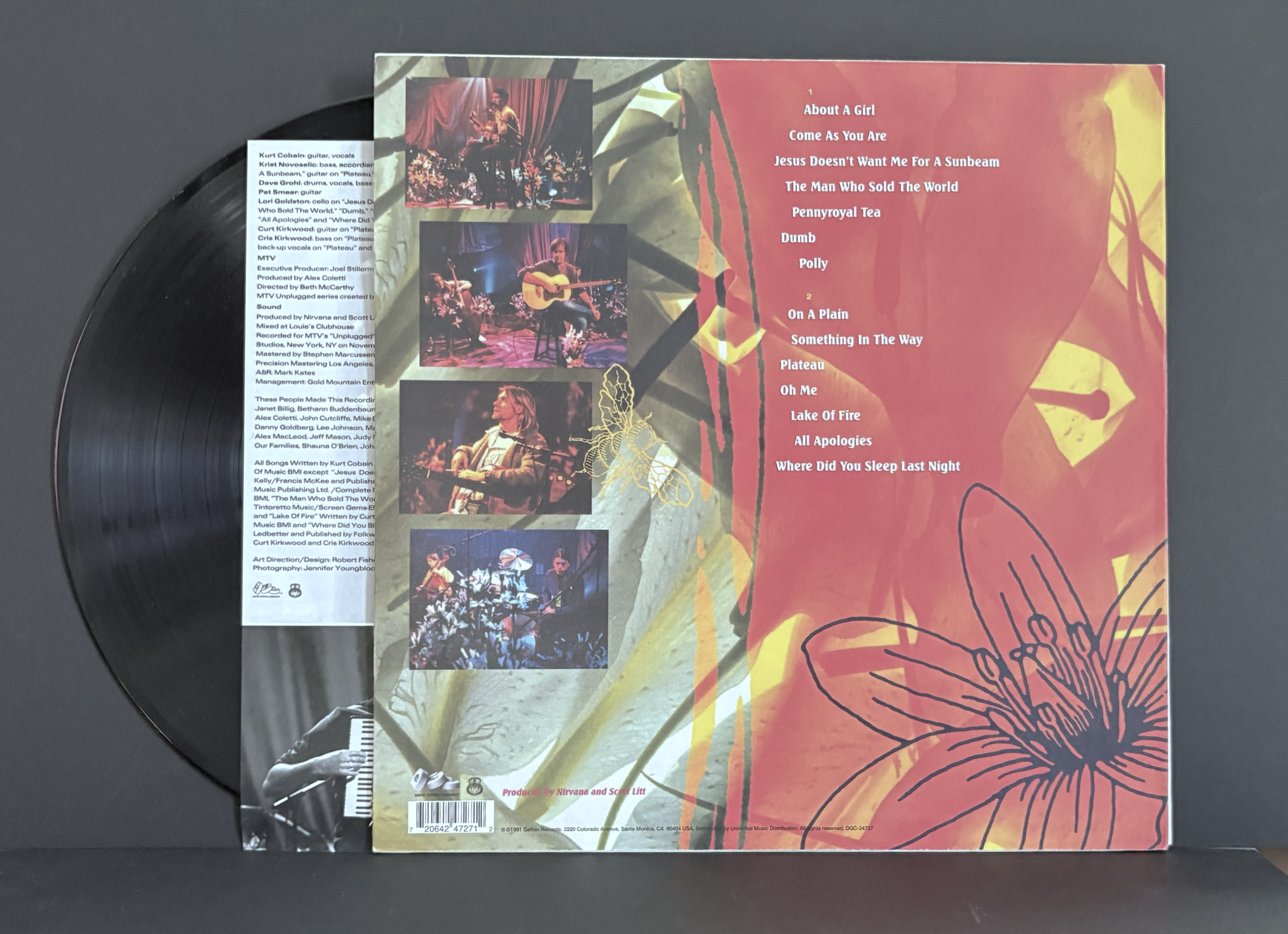 NIrvana - Unplugged in NYC - 1993 - 180 gram re-press - w/insert - NM