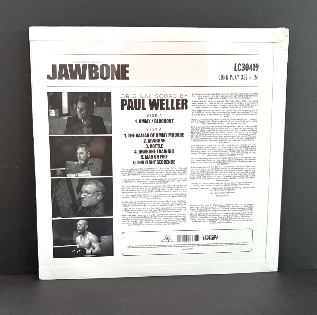Paul Weller ‎– Music From The Film Jawbone - 2017 - SEALED!