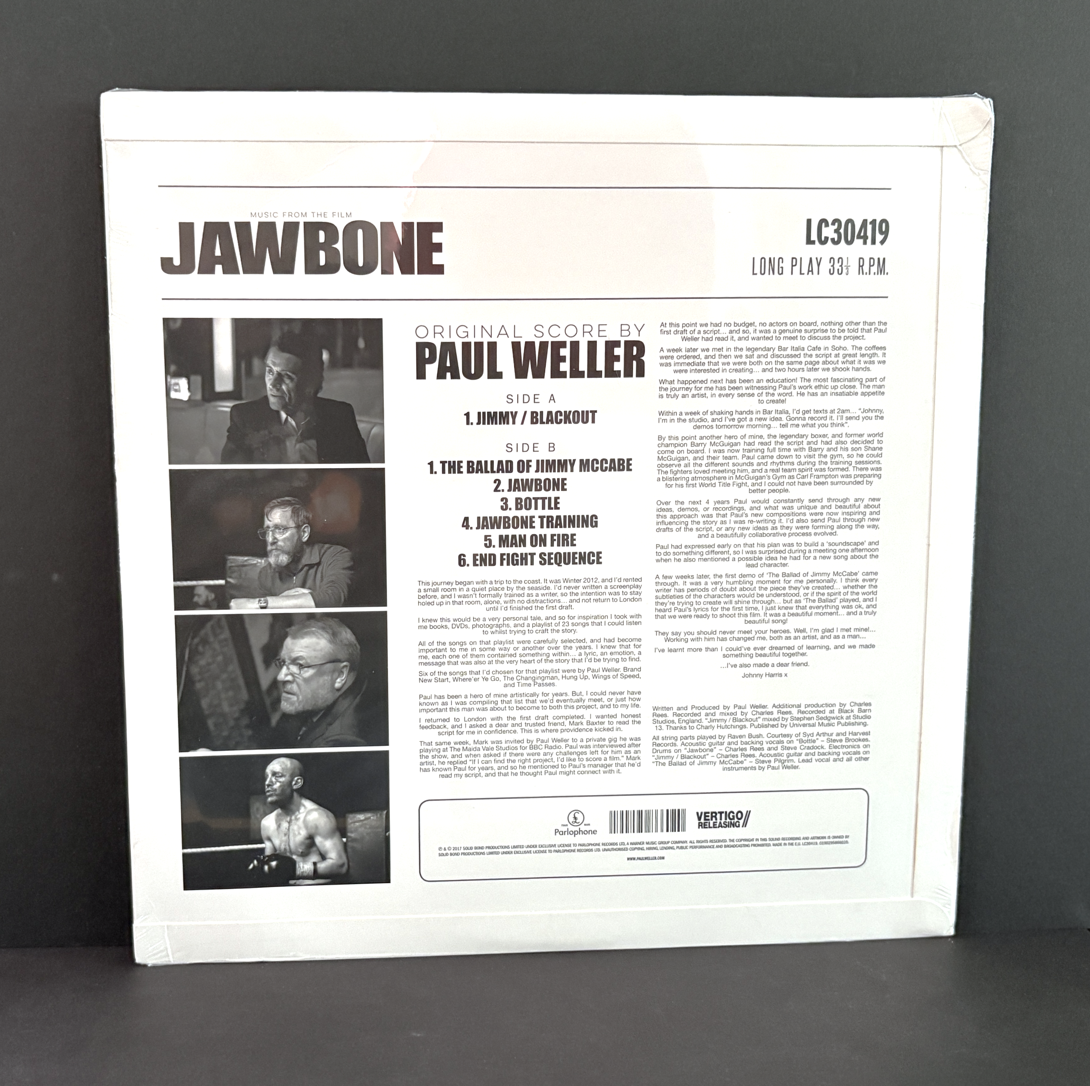 Paul Weller ‎– Music From The Film Jawbone - 2017 - SEALED!