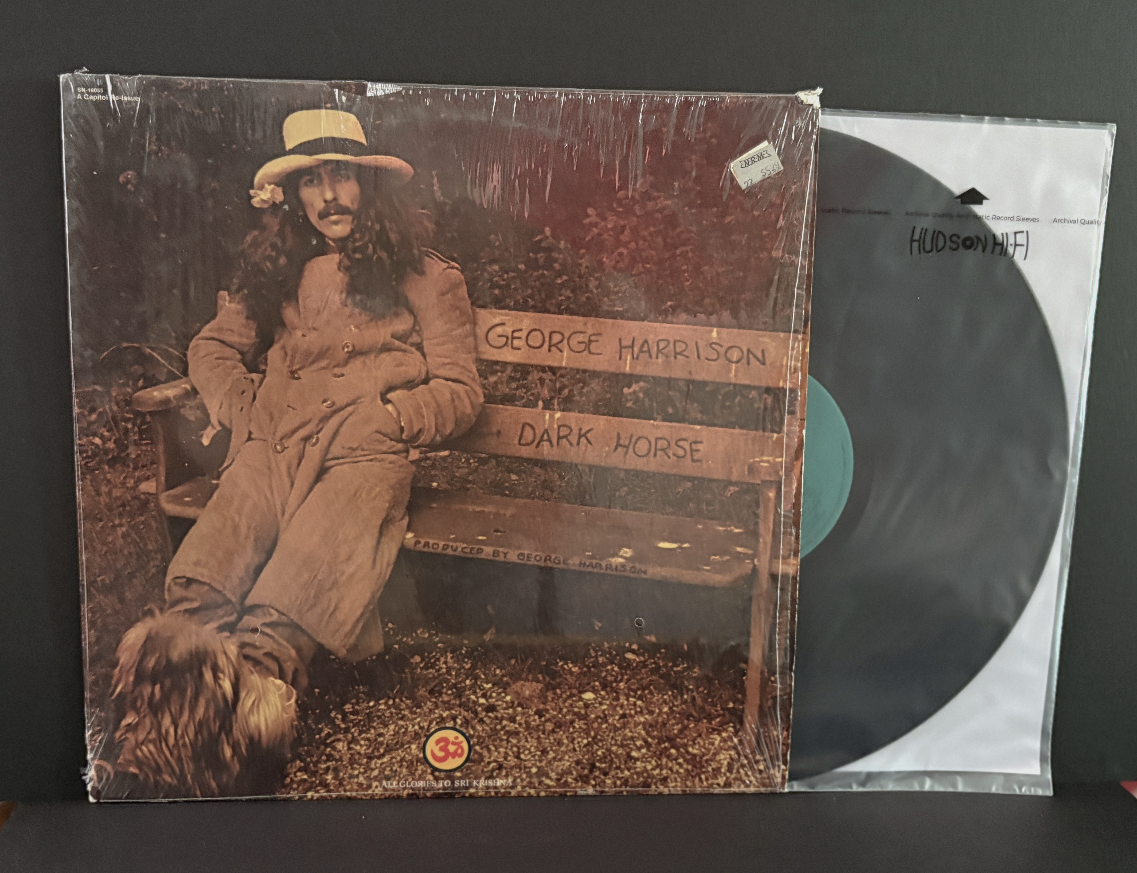 George Harrison ‎– Dark Horse LP - Green Capitol Label - 1980 Re-issue - Shrink - NM!