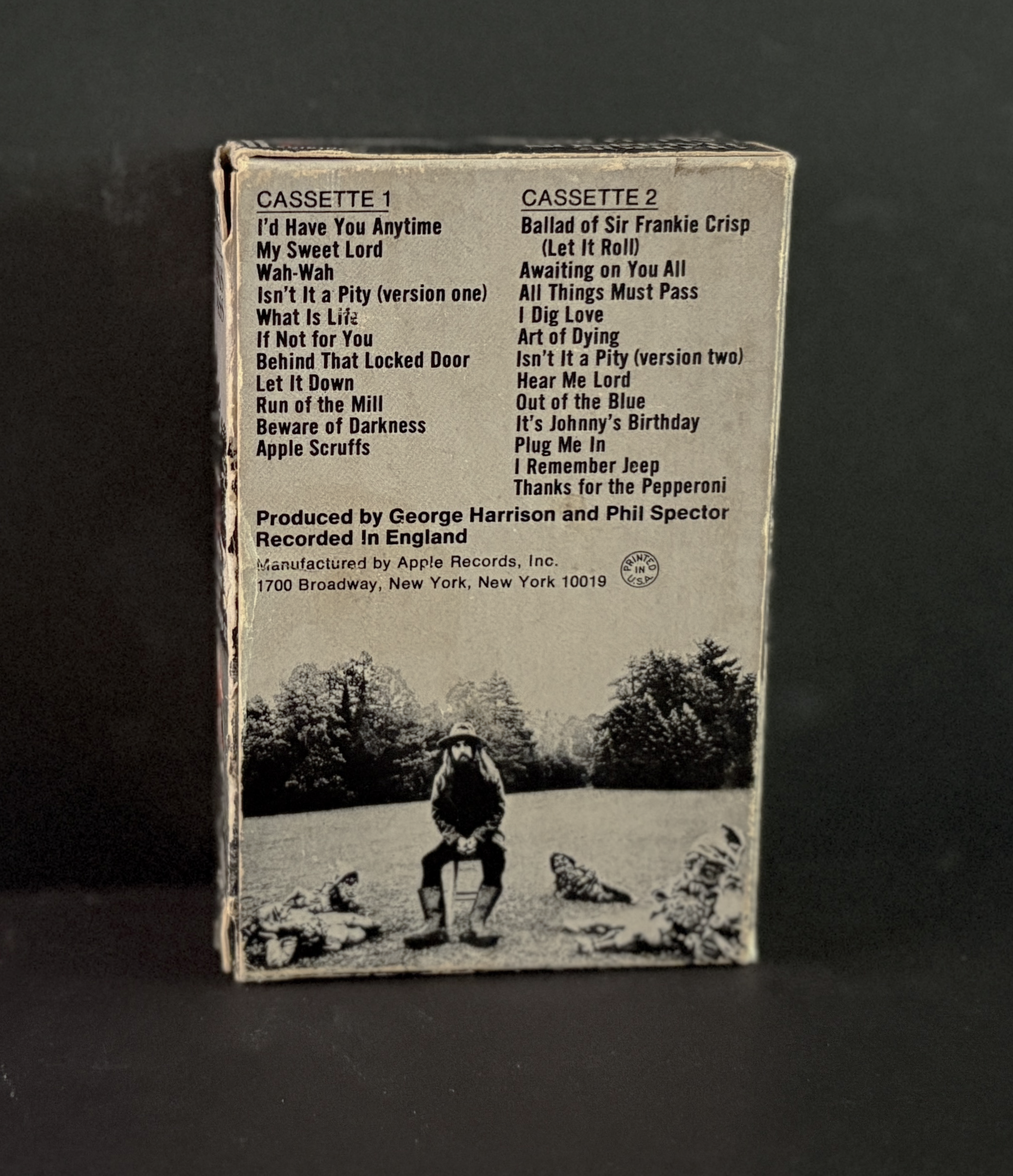 George Harrison - 1970 - All Things Must Pass - Orig. Cassettes with Box & Paper Labels!
