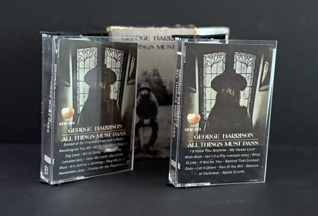 George Harrison - 1970 - All Things Must Pass - Orig. Cassettes with Box & Paper Labels!