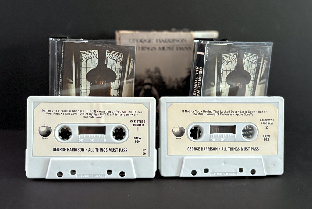 George Harrison - 1970 - All Things Must Pass - Orig. Cassettes with Box & Paper Labels!