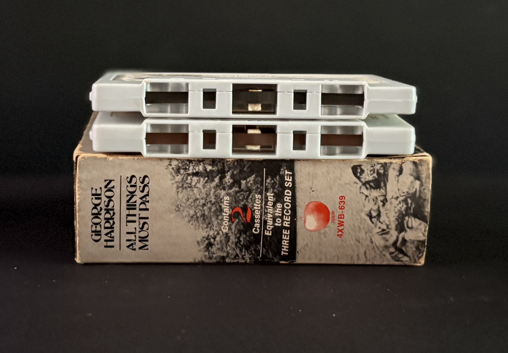 George Harrison - 1970 - All Things Must Pass - Orig. Cassettes with Box & Paper Labels!