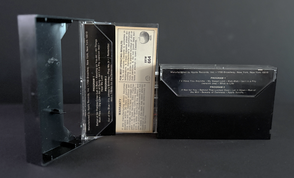 George Harrison - 1970 - All Things Must Pass - Orig. Cassettes with Box & Paper Labels!