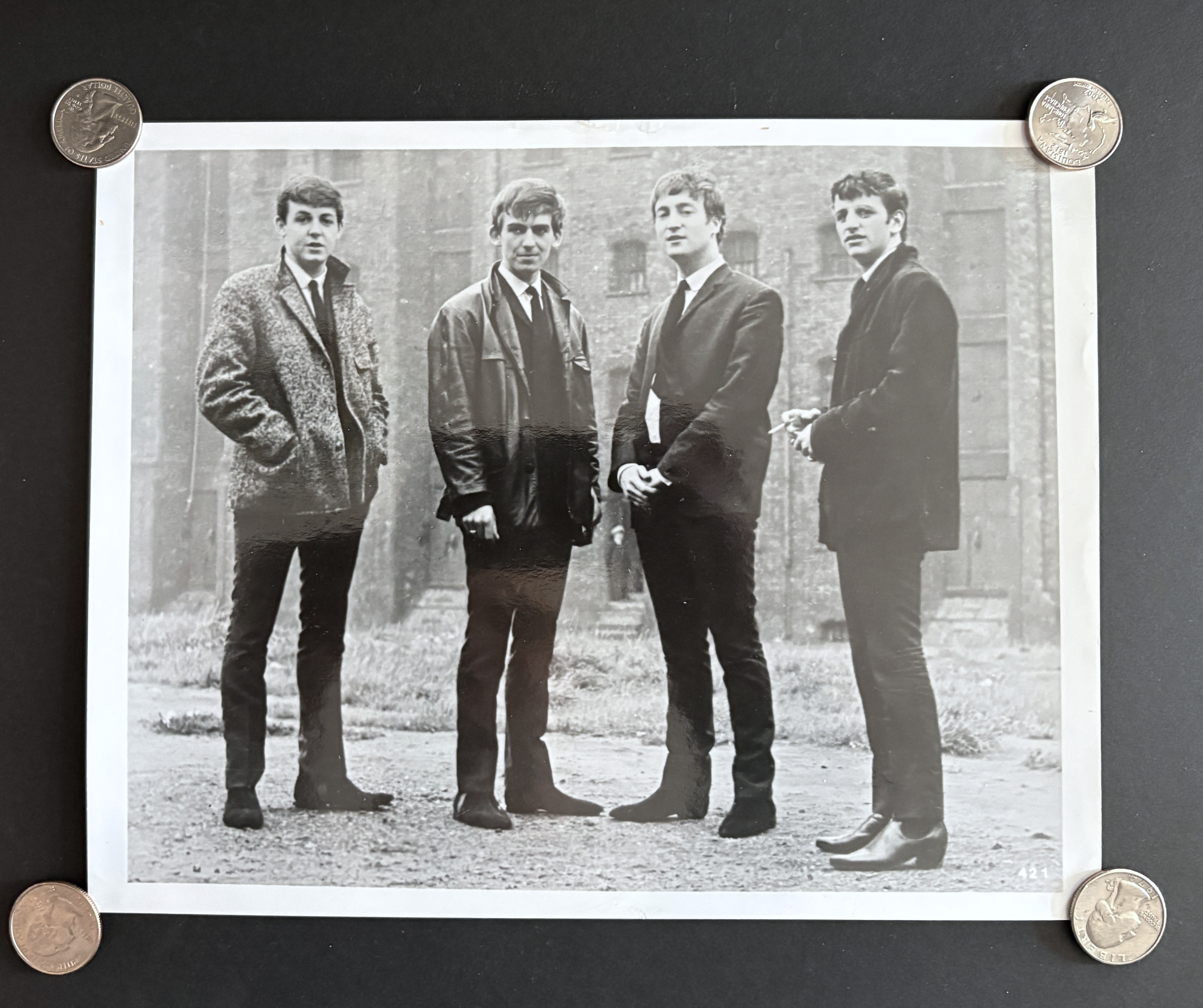 Beatles publicity photo - early Liverpool shot!