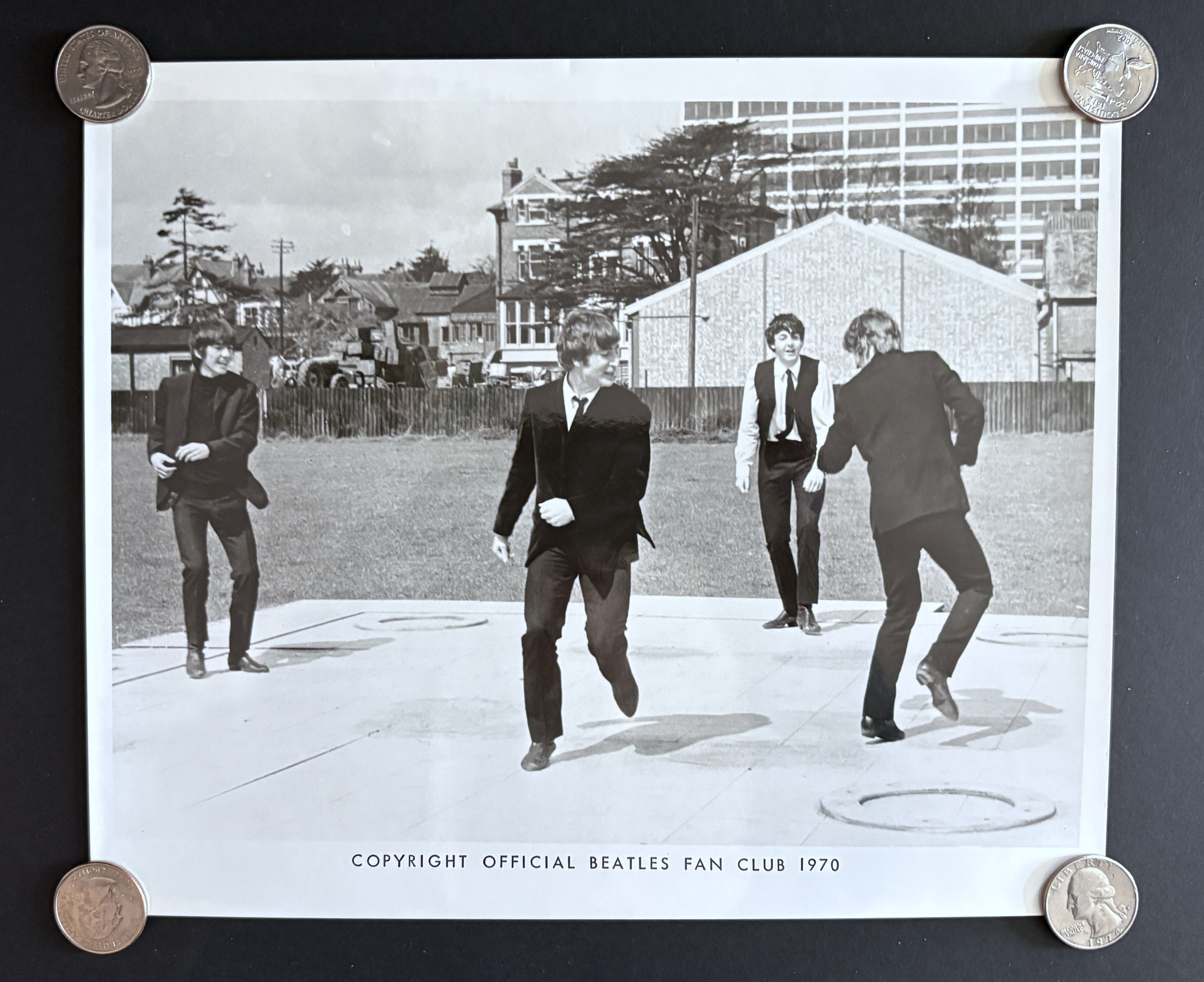 Beatles Fan Club Photo - Hard Day's Night Still - From 1970 - Mint (Copy) (Copy)