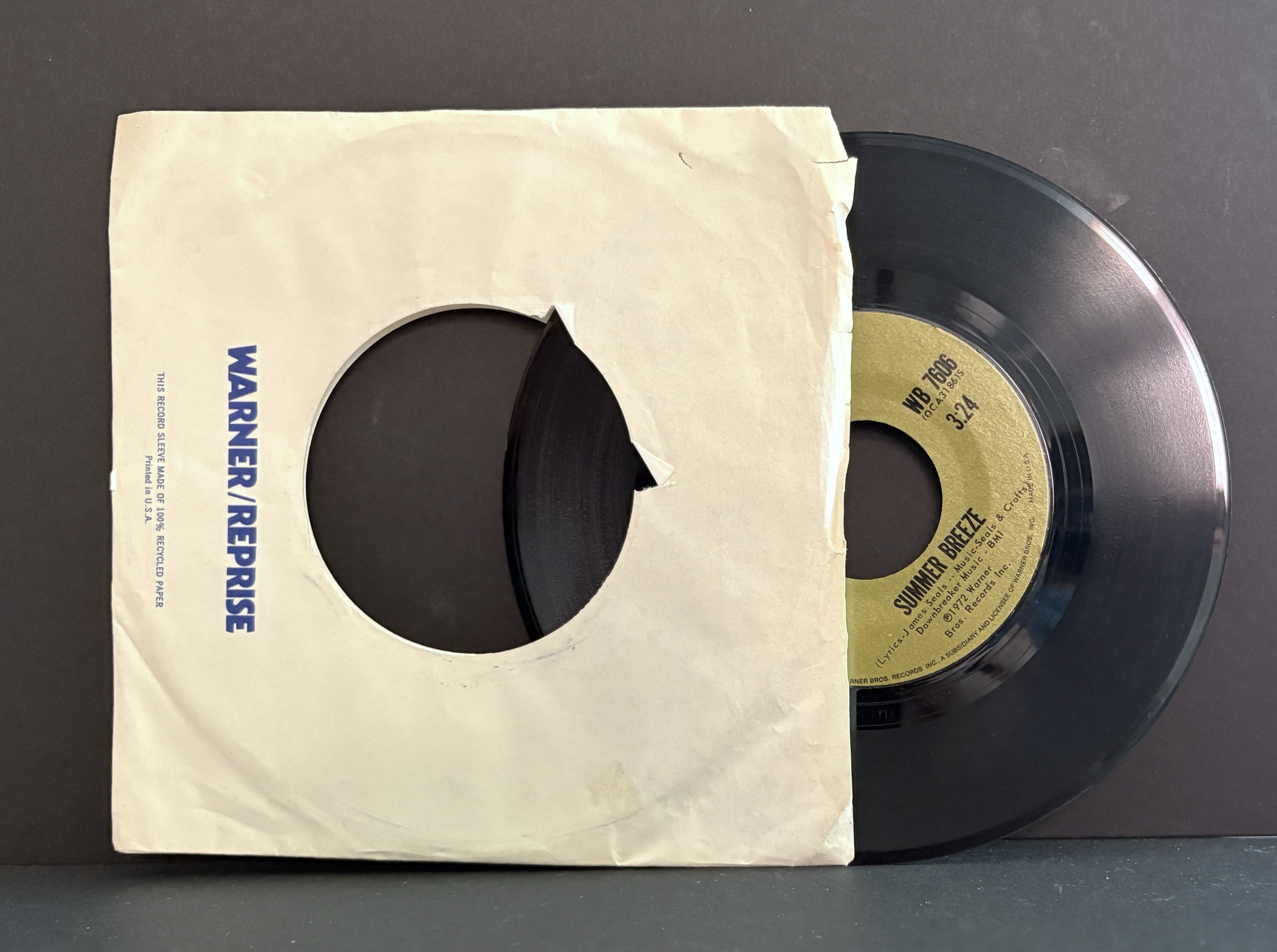 Seals & Crofts - Summer Breeze 45 - 1972 - WB - NM!