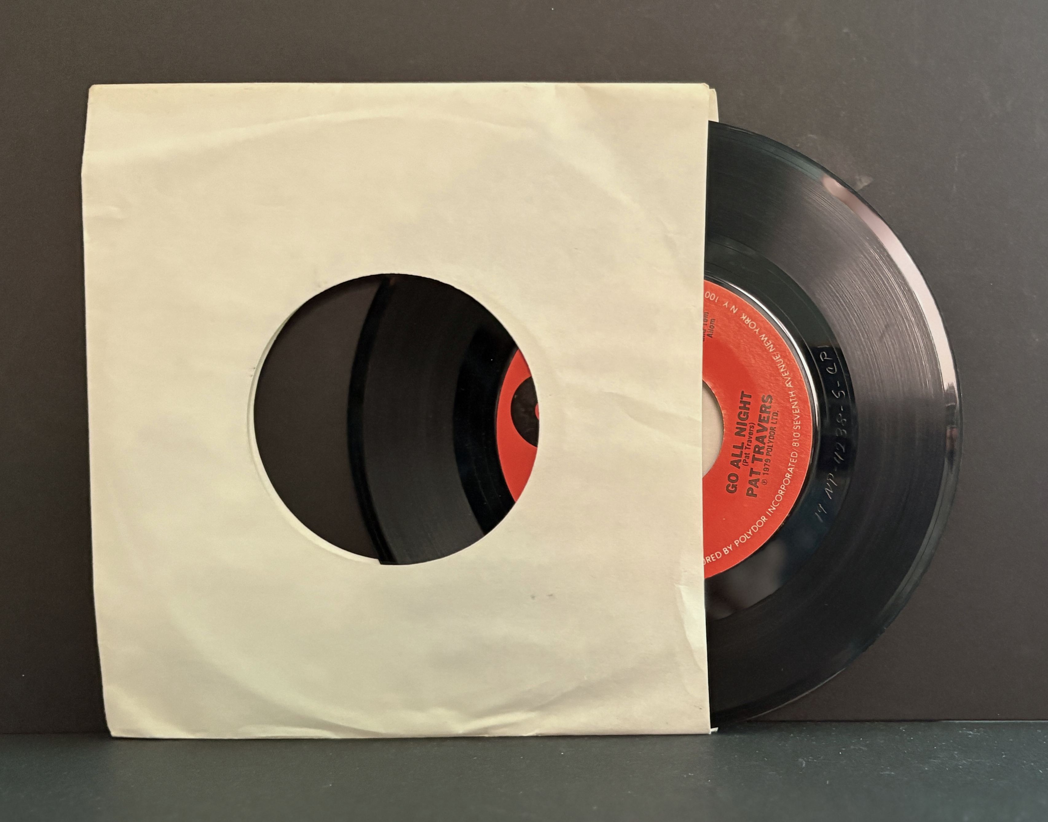 Pat Travers Band ‎– Boom Boom (Out Go The Lights) - 45 - 1979 - NM!
