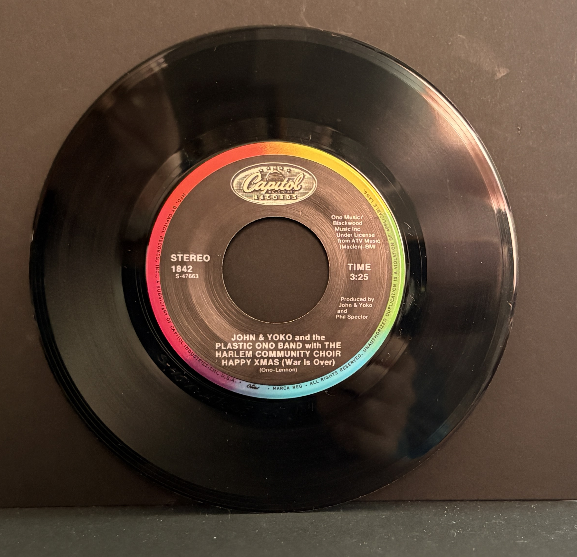 John & Yoko* and The Plastic Ono Band with The Harlem Community Choir ‎– Happy Xmas (War Is Over)