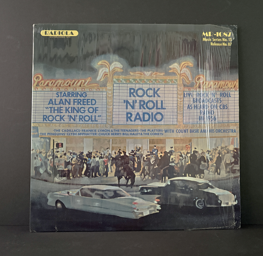Alan Freed & Various - Rock 'N' Roll Radio LP - 1978 - M-