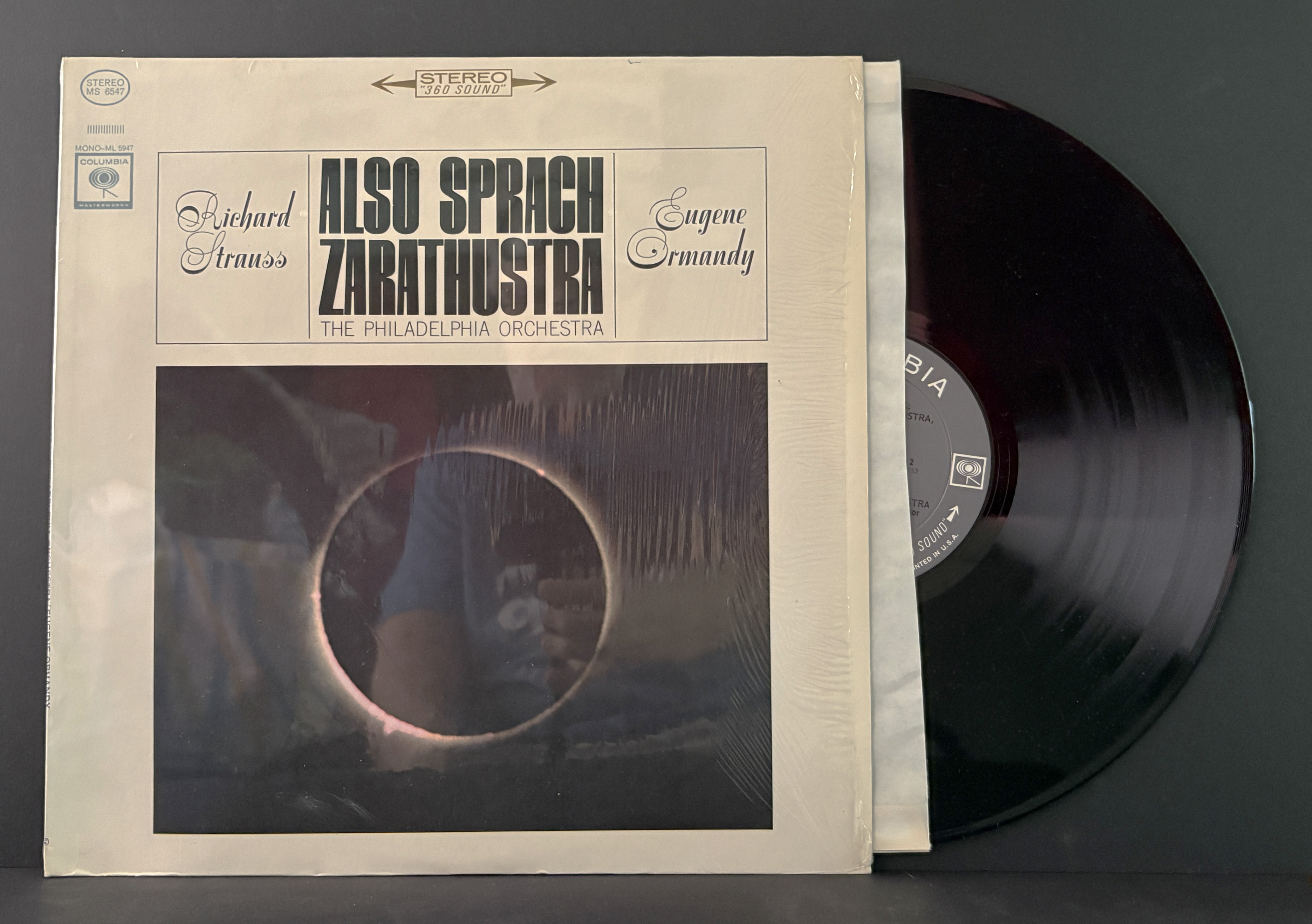 The Philadelphia Orchestra, Eugene Ormandy ‎– Also Sprach Zarathustra, Op. 30 - 1968 - M-