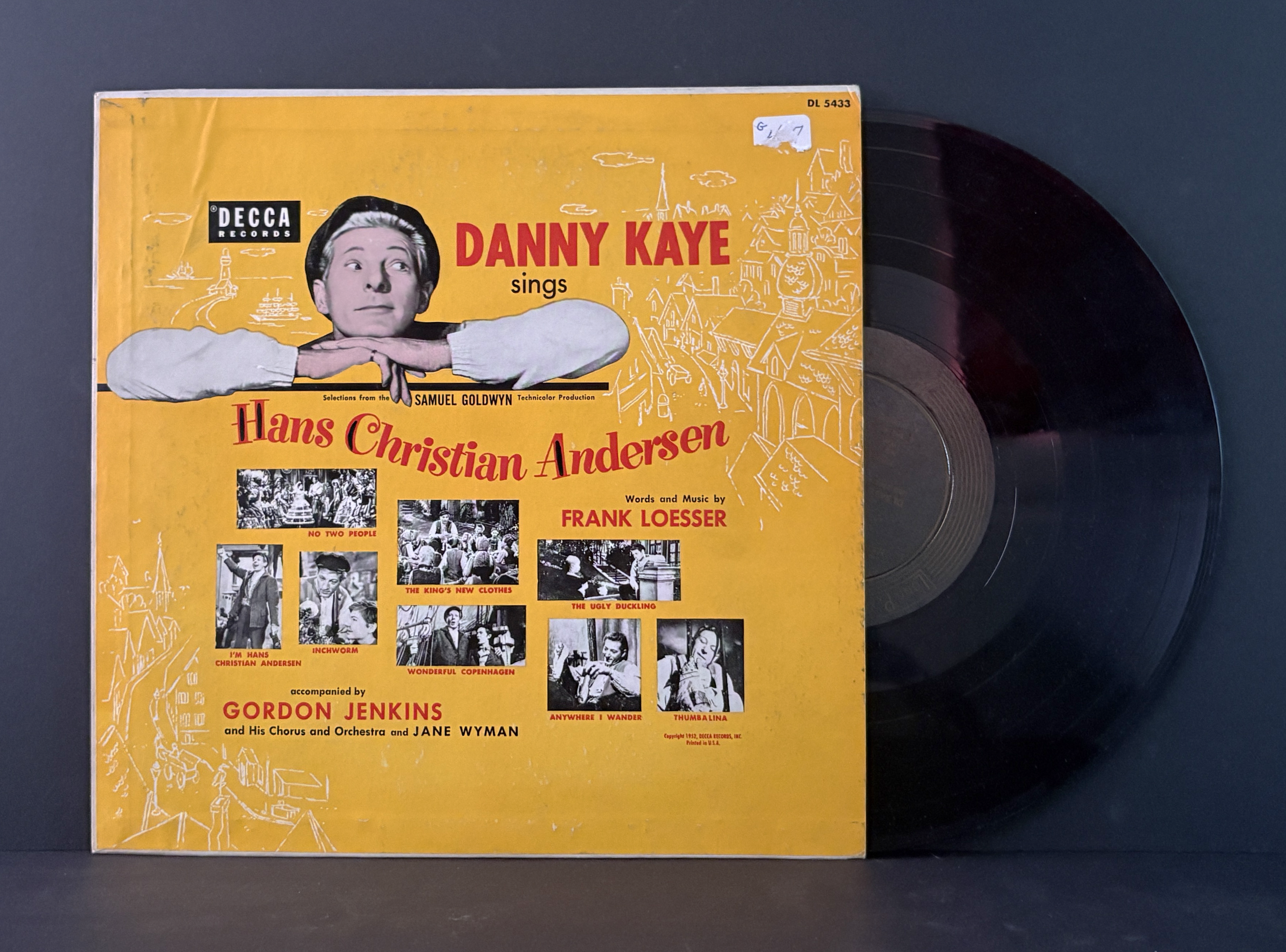 Danny Kaye Sings Selections From The Samuel Goldwyn Technicolor Production Hans Christian Andersen - 1952 - NM