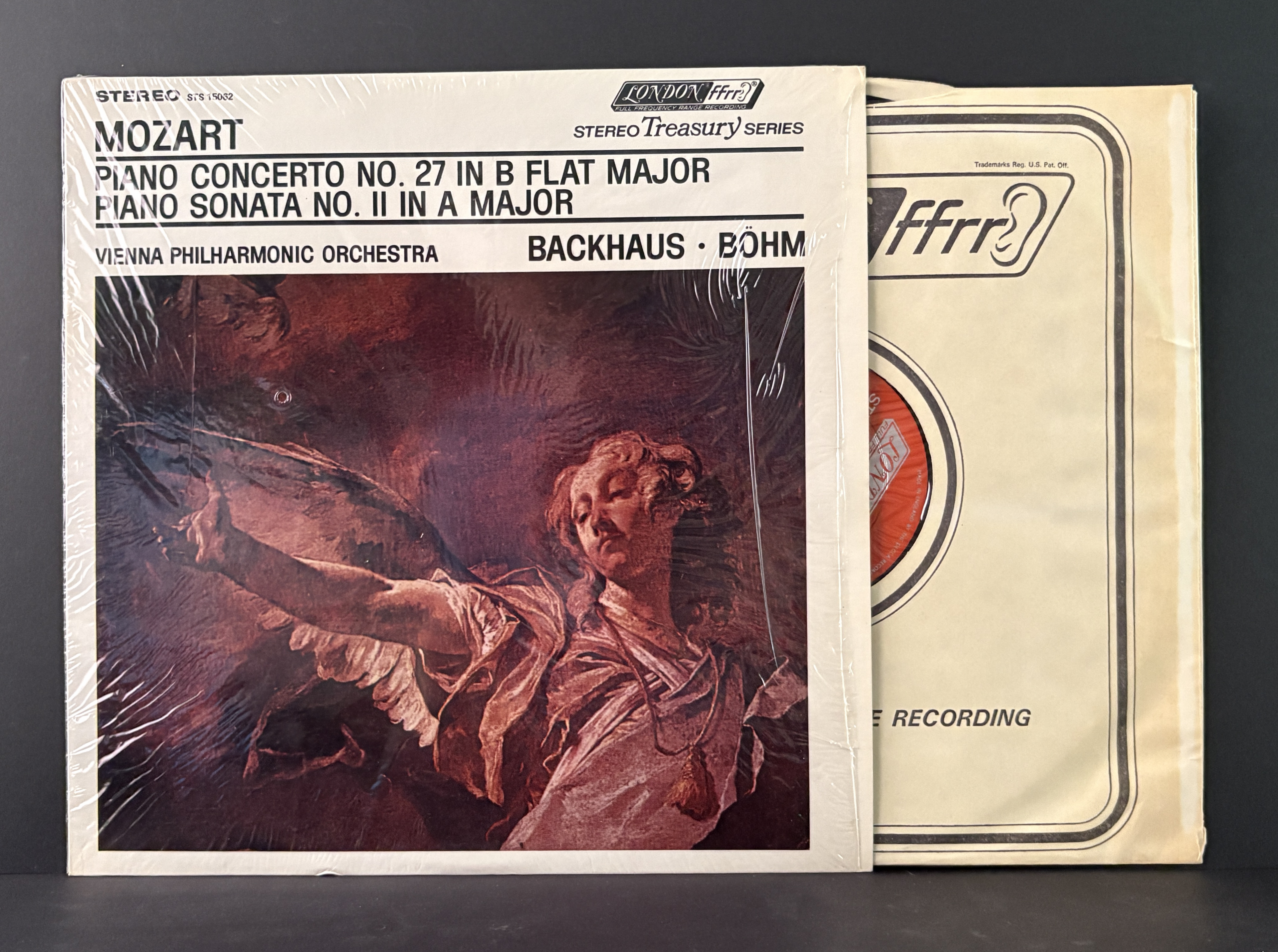 Wilhelm Backhaus, Vienna Philharmonic Orchestra*, Karl Böhm - Piano Concerto No. 27 In B Flat Major / Sonata No. 11 In A Major - 1969 - M-