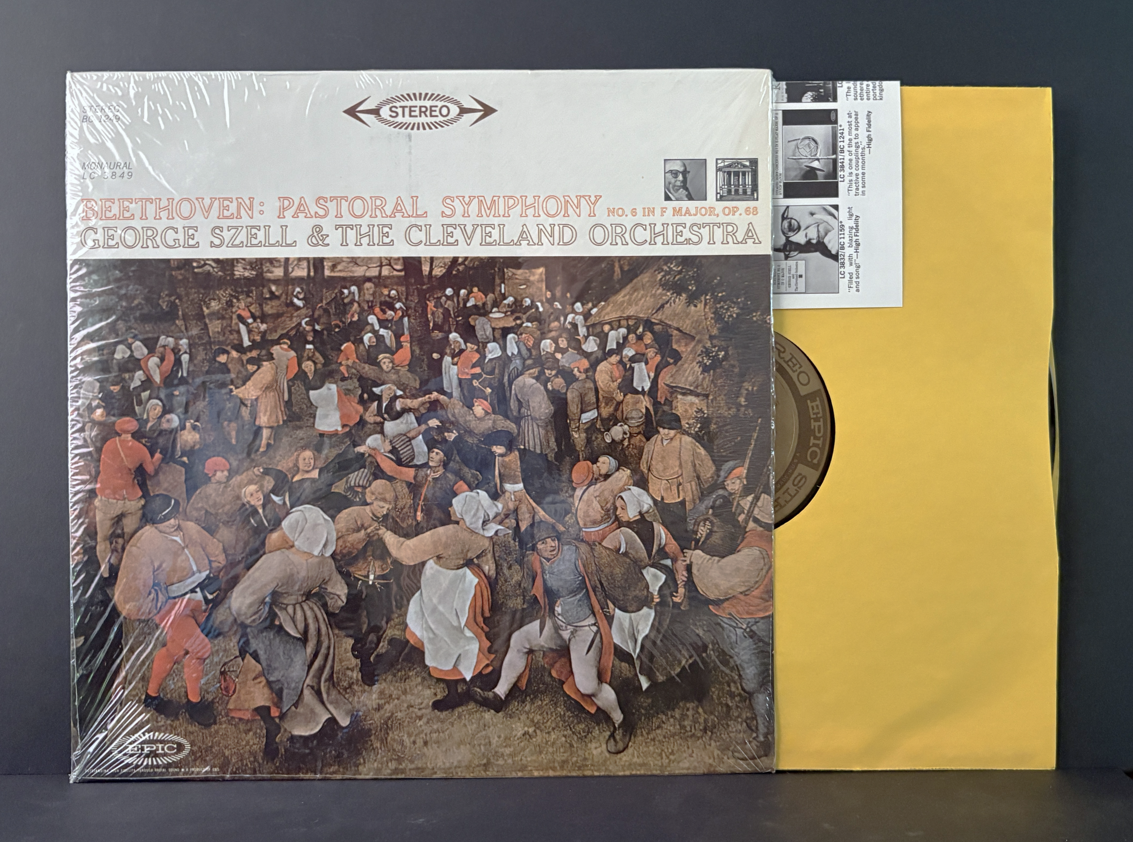 George Szell & The Cleveland Orchestra ‎– Pastoral Symphony (No. 6 In F Major, Op. 68) - 1962 - M-