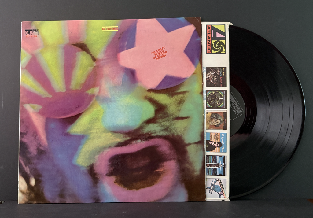 The Crazy World Of Arthur Brown ‎– Self-titled - 1968 - Track - Stereo - "FIRE"!