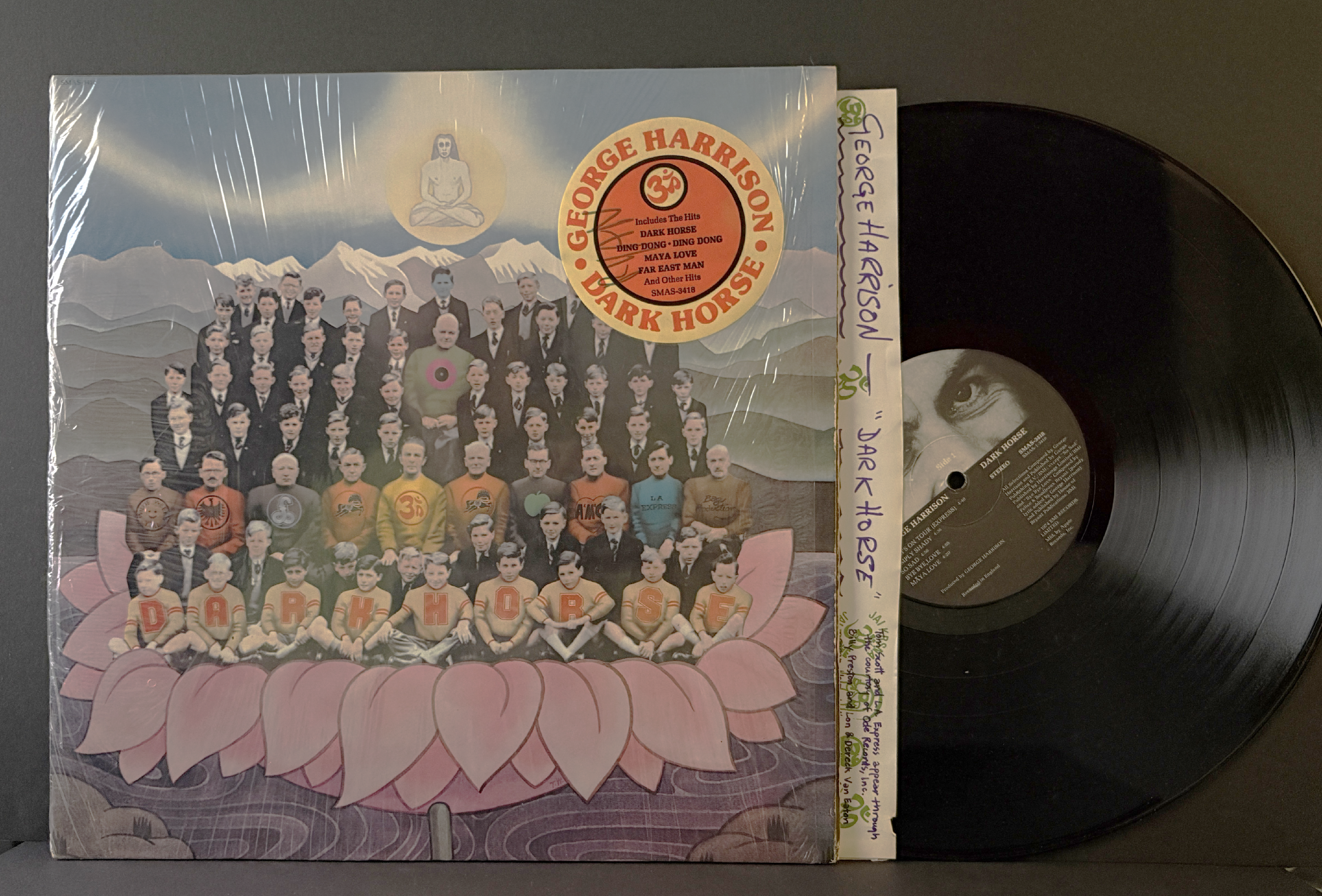 George Harrison - Dark Horse LP - 1974 - Original Apple Press - IN SHRINK w/Sticker!