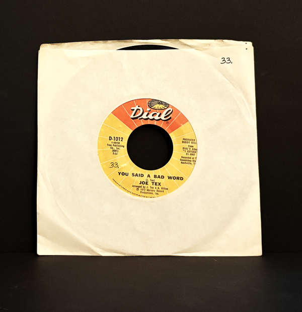 Joe Tex - It Ain't Gonna Work Baby - 45 - Dial (2) - Near Mint (NM or M-)