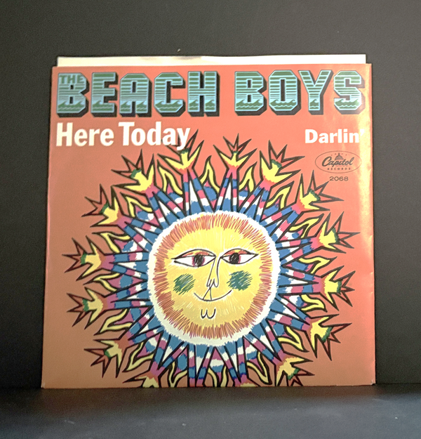 The Beach Boys ‎– Darlin' / Here Today 45 & Picture Sleeve - 1967 - M-