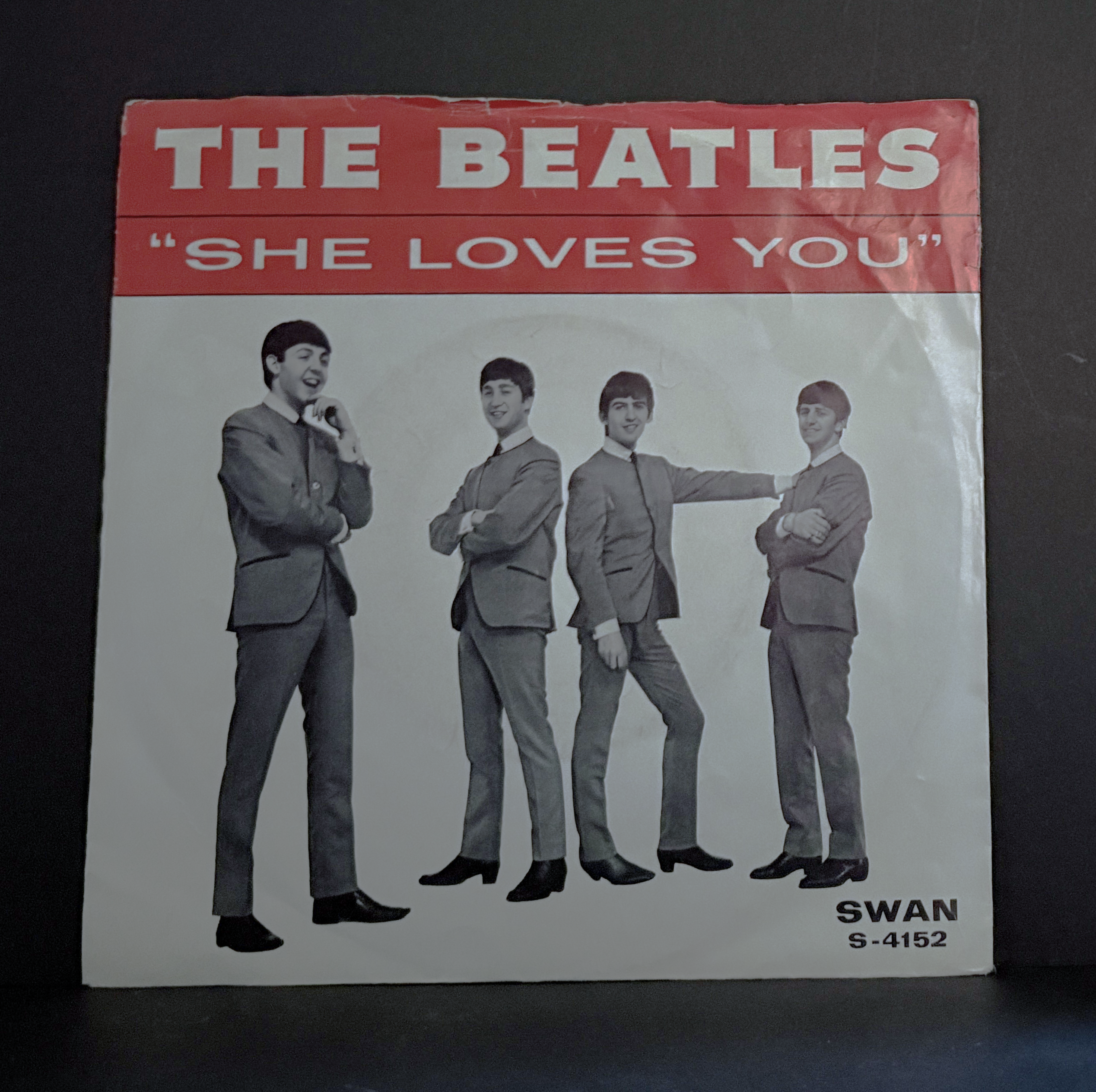 The Beatles - She Loves You 45 - Swan - 1964 - with Picture Sleeve - NIce copy!