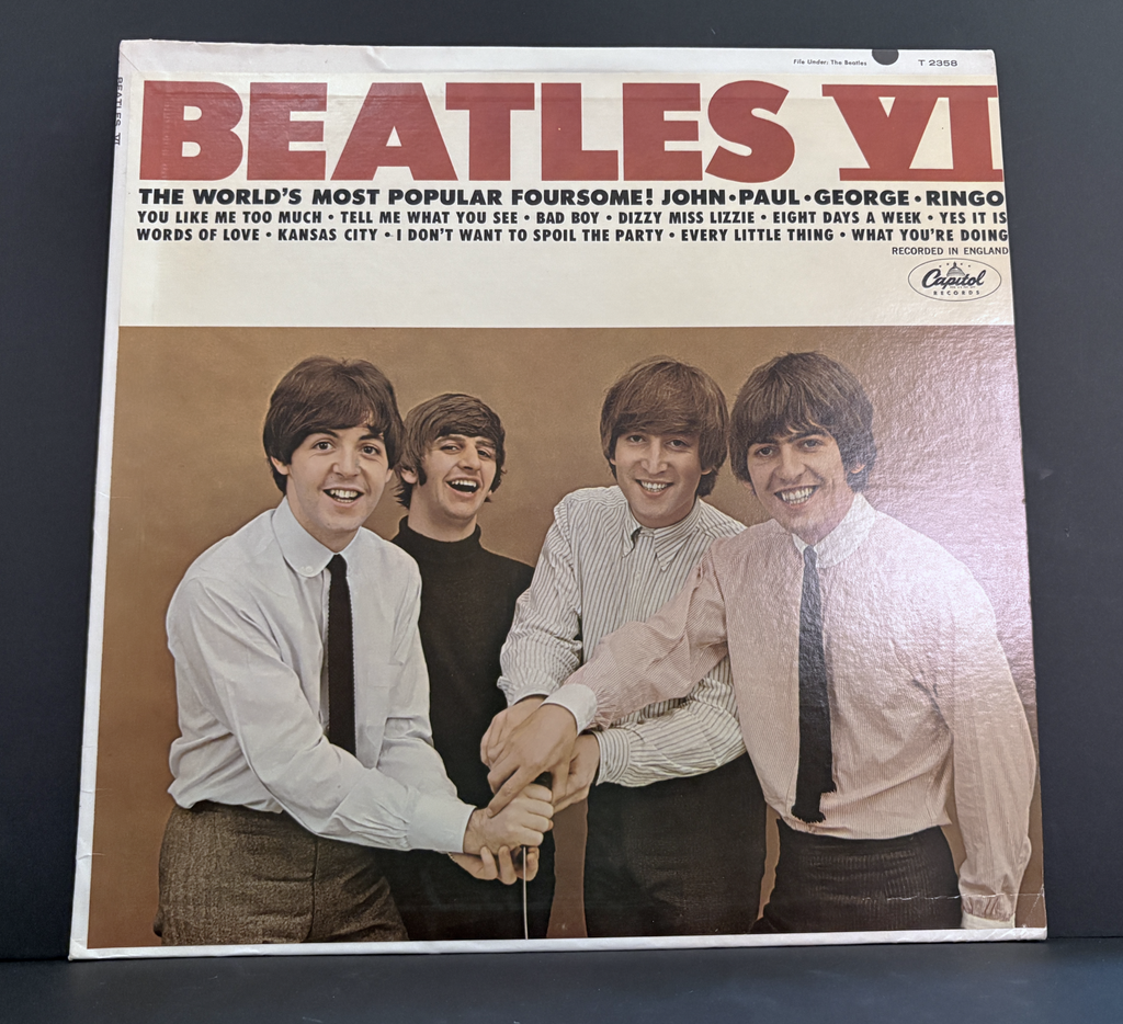 The Beatles - Beatles VI LP - 1965 - MONO - Capitol - 1st Cover - NM