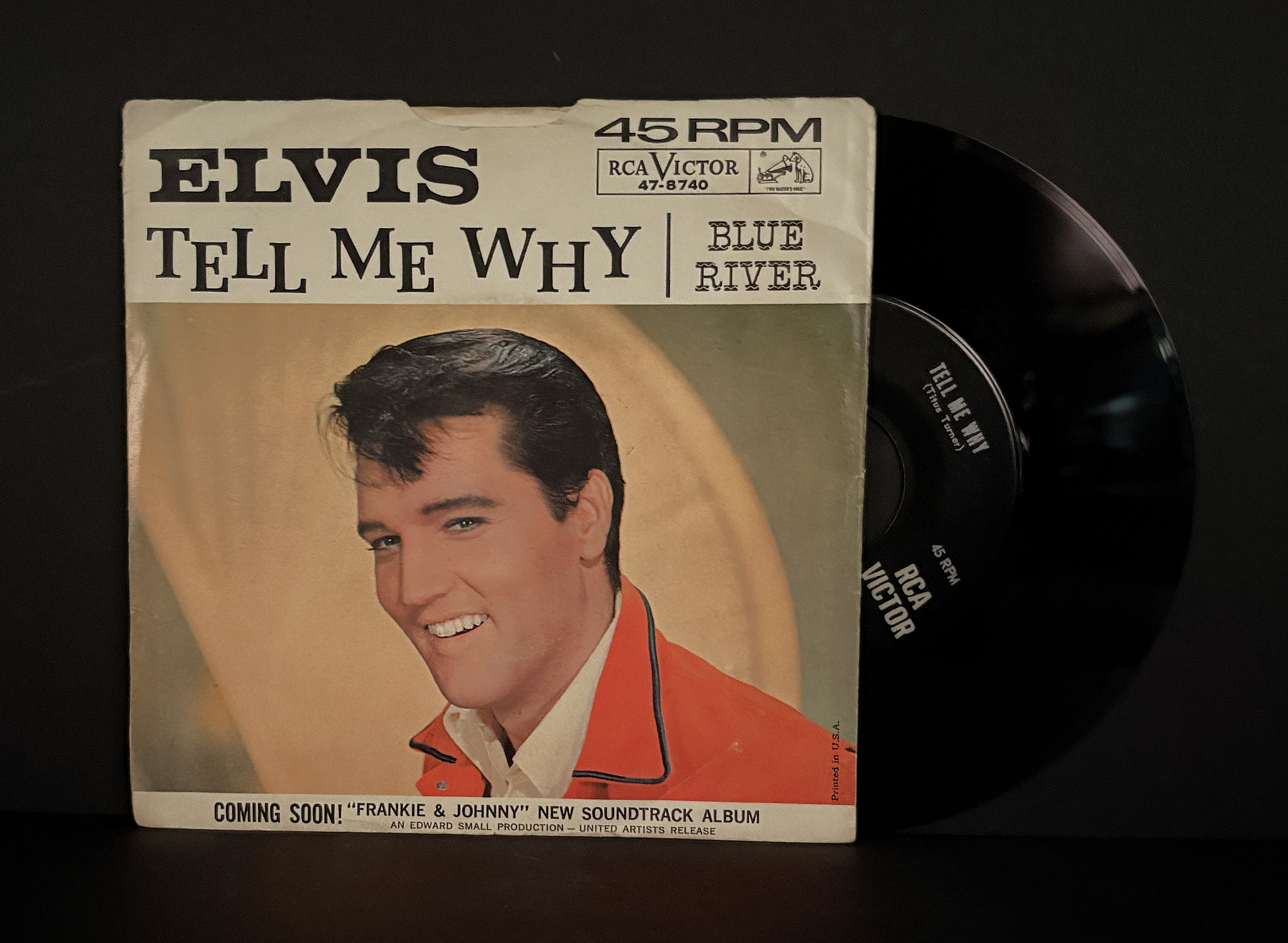 Elvis - Tell Me Why 45 w\Picture Sleeve - 1965 - RCA - VG\NM!