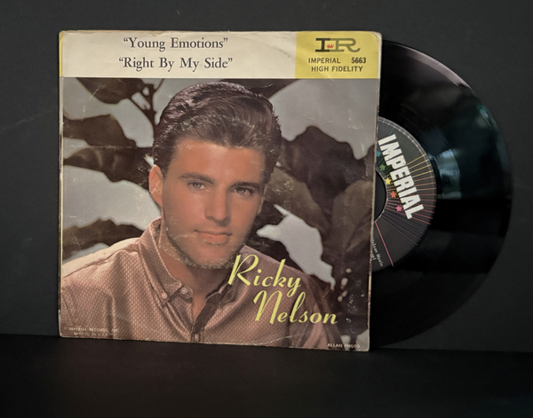 Ricky Nelson - Young Emotion 45 w\Picture Sleeve - 1960 - RCA - VG\NM-