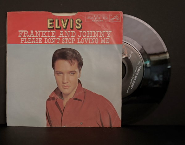 Elvis - Frankie & Johnny 45 w\Picture Sleeve - 1966 - RCA - VG+\NM