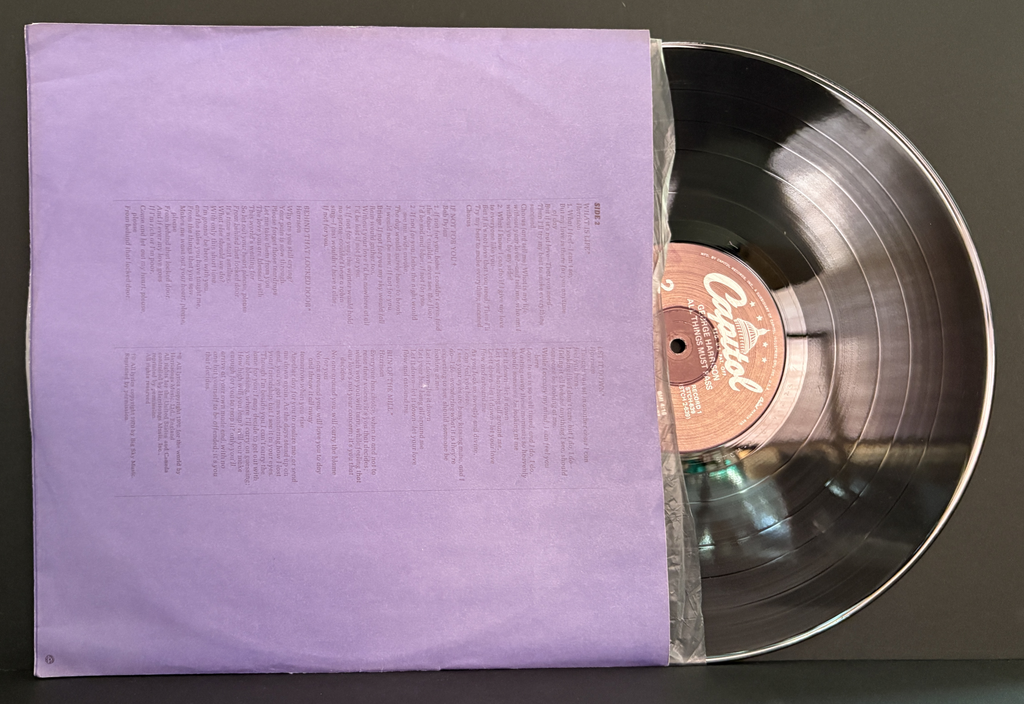 George Harrison - All Things Must Pass - 1978 Release - Purple Capitol - NM!!