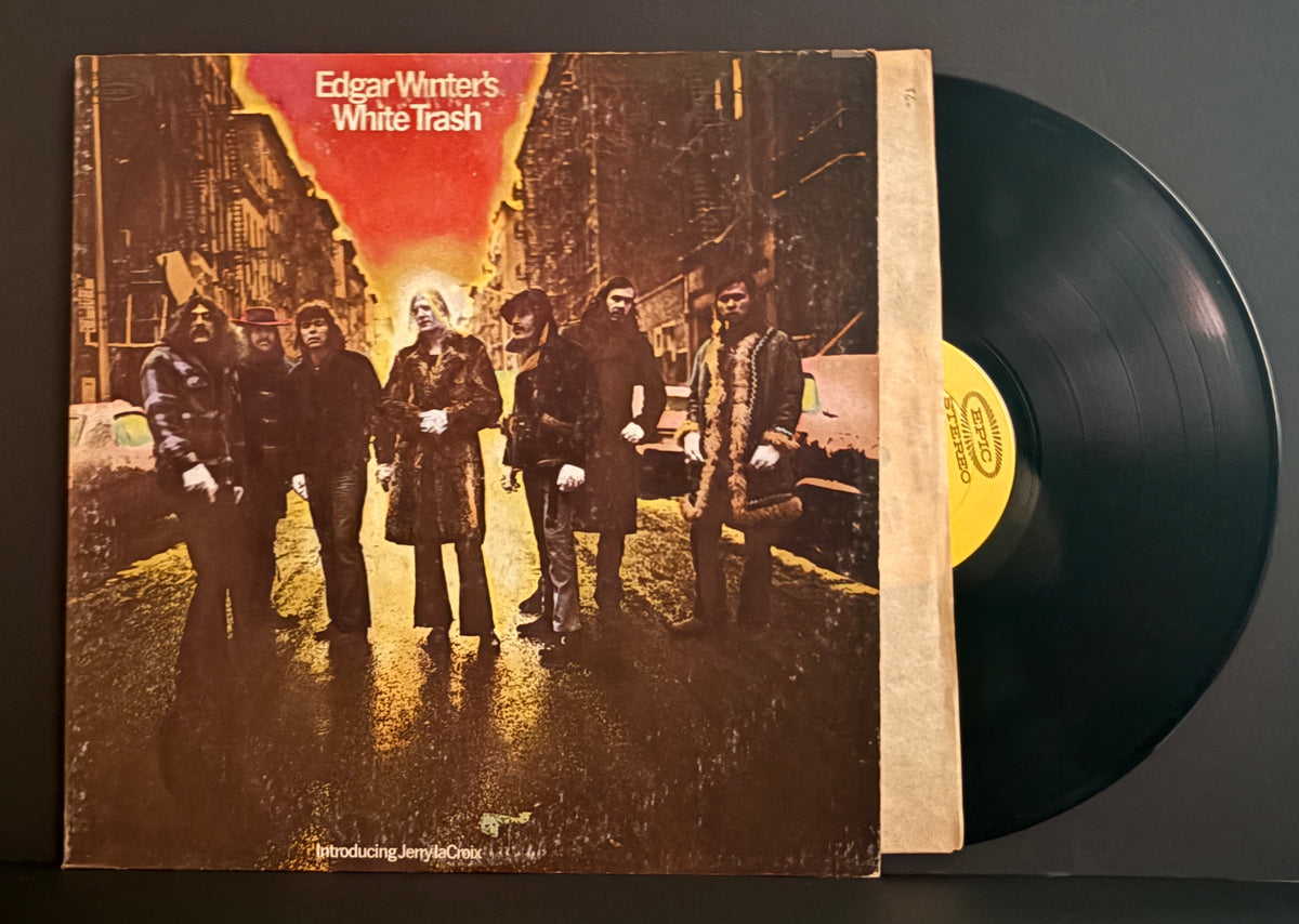 Edgar Winter - Edgar Winter's White Trash LP - 1973 - Yellow Epic label - NM/VG+